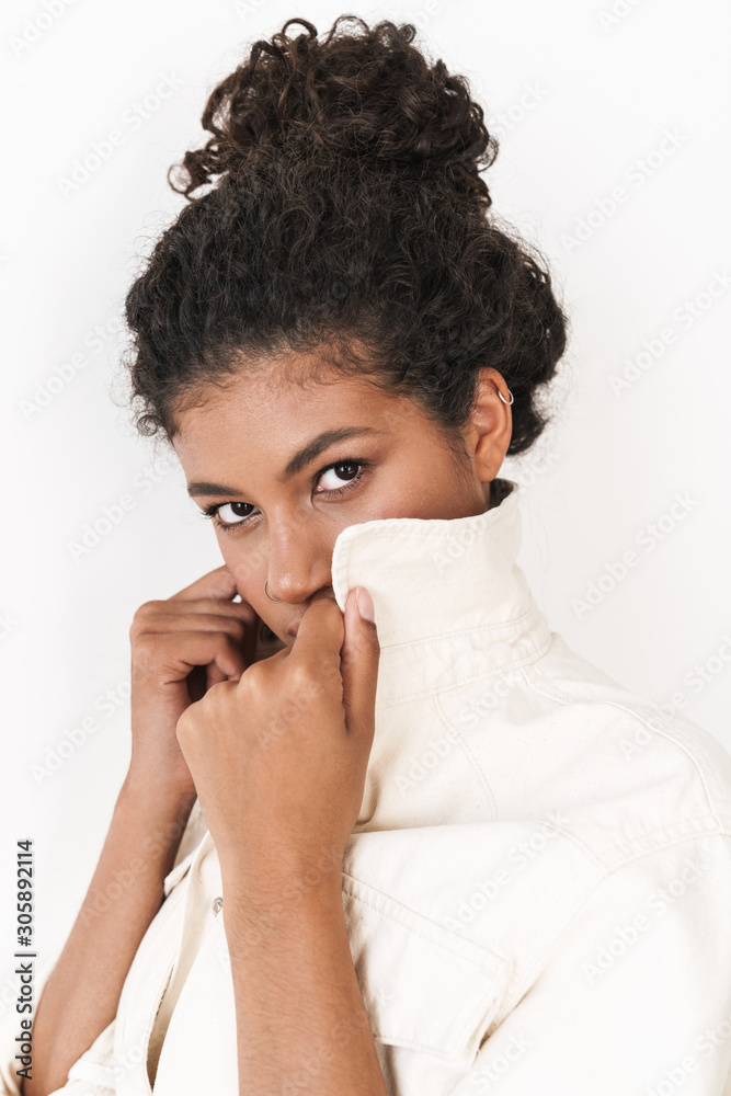 Beautiful smiling stylish young african woman Beautiful smiling stylish young african woman