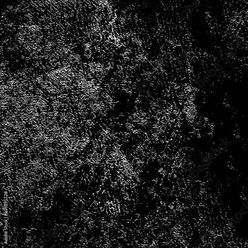Grunge background black and white. Urban gloomy texture of the walls. Abstract monochrome pattern of dirt. Pattern of dust, chips, cracks