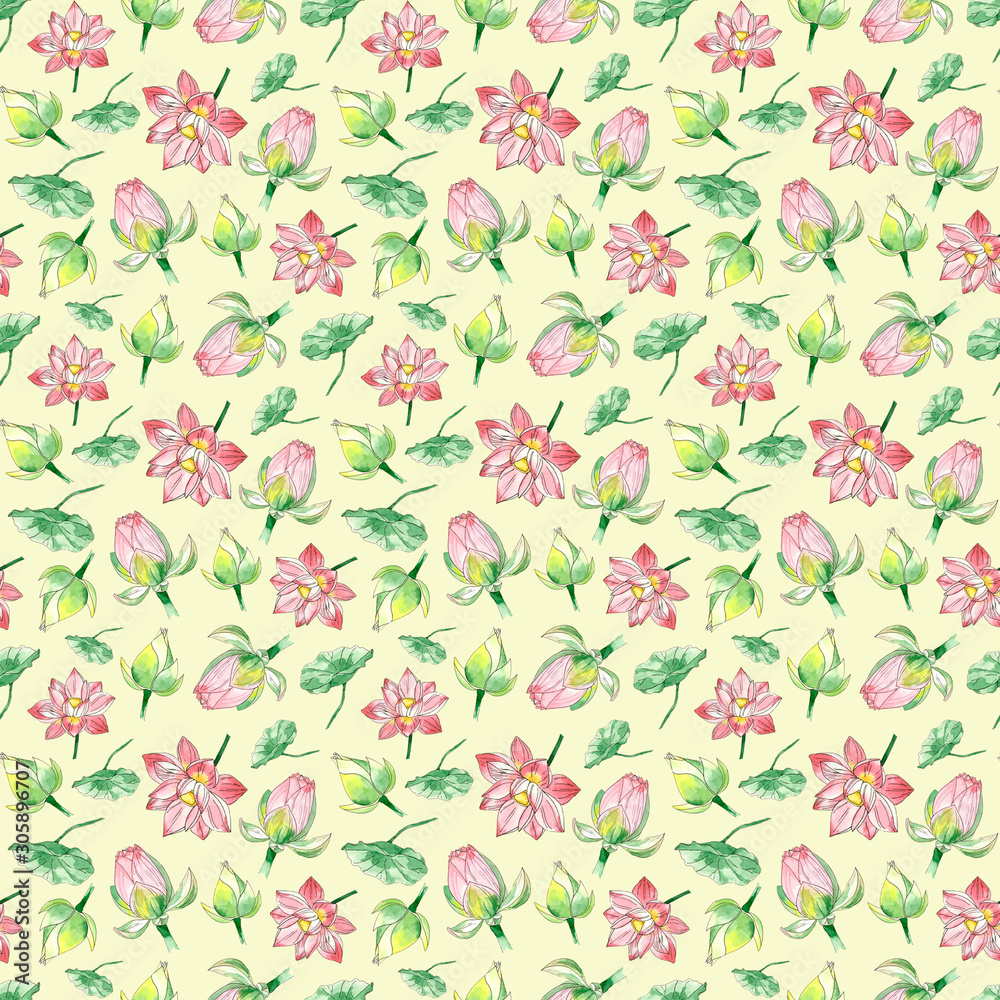 Watercolor drawing of flowers. Watercolor drawing of flowers.