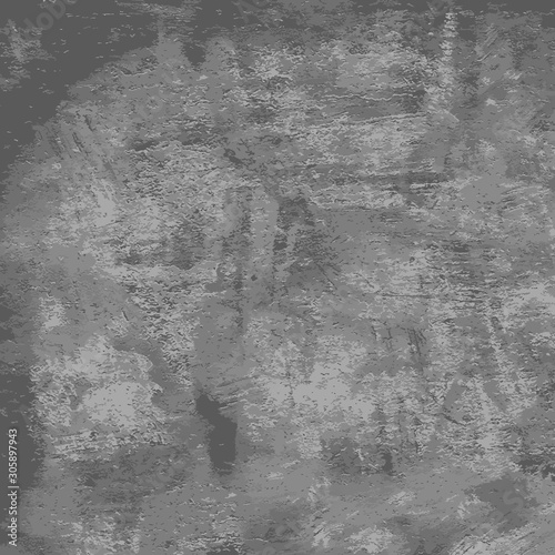 Grunge background black and white. Urban gloomy texture of the walls. Abstract monochrome pattern of dirt. Pattern of dust, chips, cracks