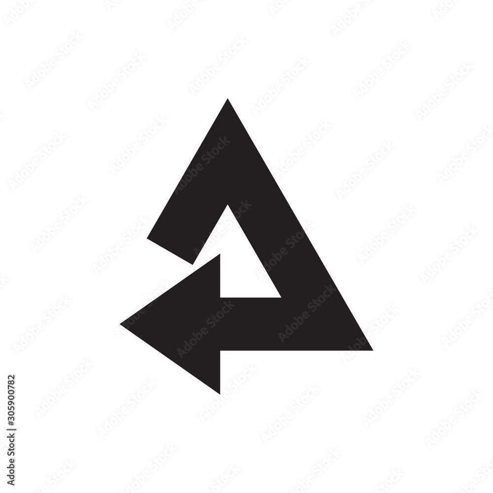 Triangular arrow icon vector isolated on background. Trendy web symbol. Pixel perfect. illustration EPS 10. - Vector. Triangular arrow icon vector isolated on background. Trendy web symbol. Pixel perfect. illustration EPS 10. - Vector.
