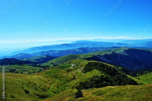 Fototapeta Naklejka Na Ścianę i Meble -  wonderful mountain view and horizon view by Monte Grappa, Italy