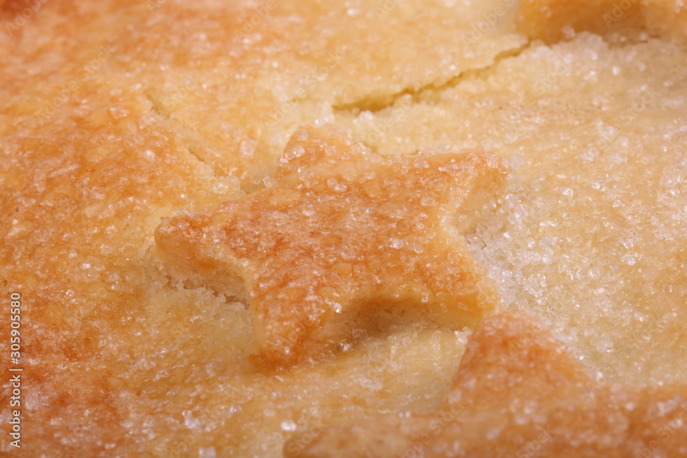 New Year Apple Pie On White Background New Year Apple Pie On White Background
