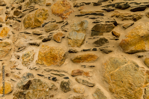 Fototapeta Naklejka Na Ścianę i Meble -  fondo de piedra con nasa marrón