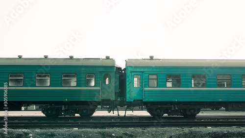 two train cars
