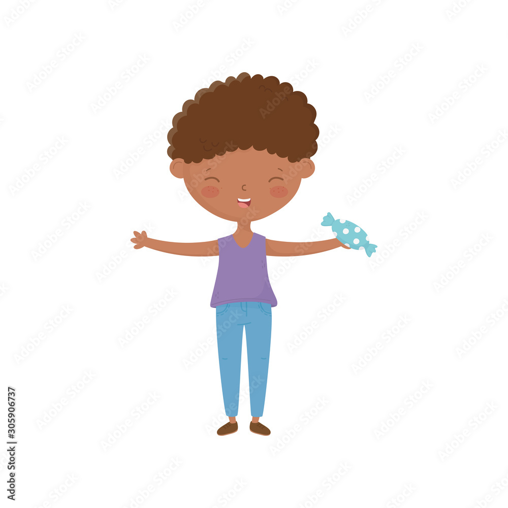 Isolated boy cartoon vector design Isolated boy cartoon vector design