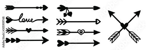 arrow decoration set. 