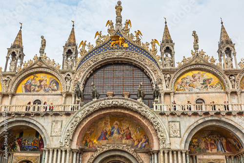 Amazing architecture of Saint Mark Basilica in Venice city, Italy © Patryk Kosmider