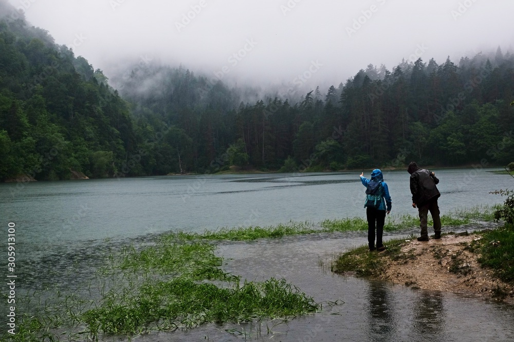 Hiking in nature and admire its beauty.A lake in Turkey its name Suluklu Lake. Hiking in nature and admire its beauty.A lake in Turkey its name Suluklu Lake.