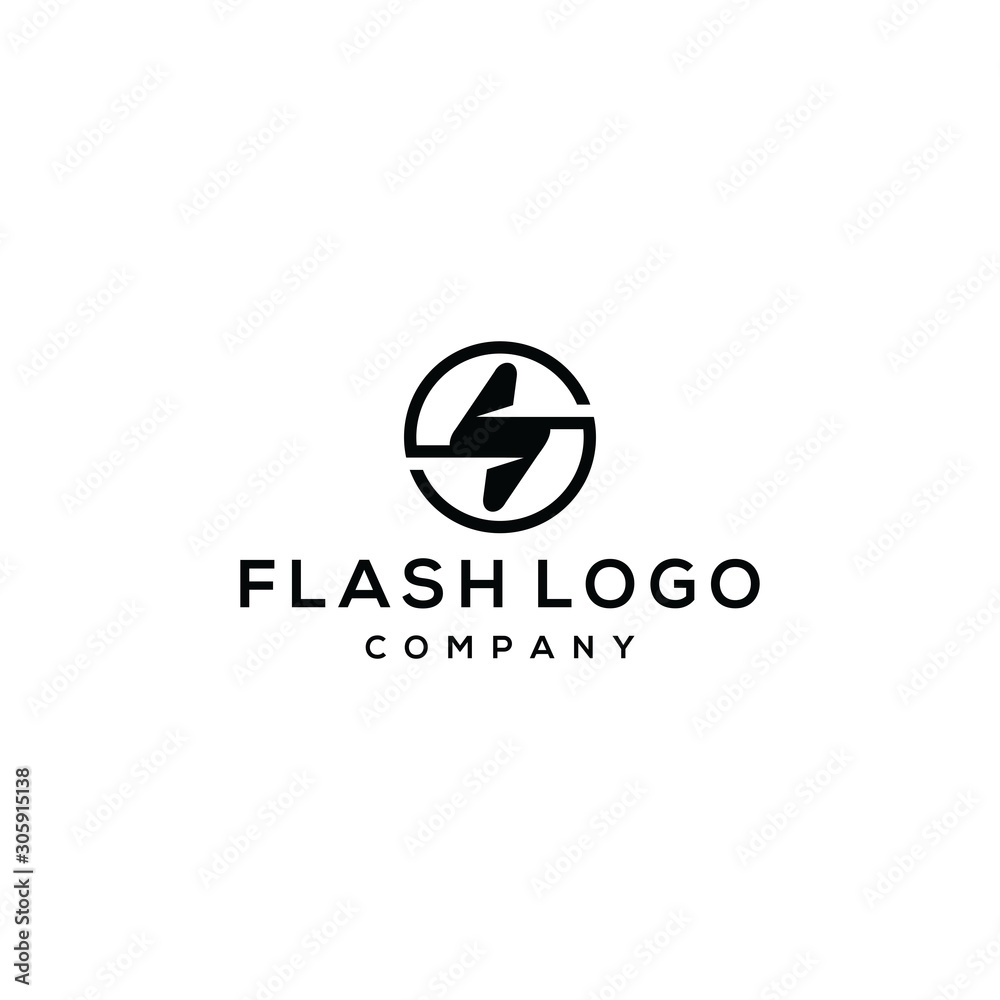 flash elecrical minimal simple logo vector icon template flash elecrical minimal simple logo vector icon template