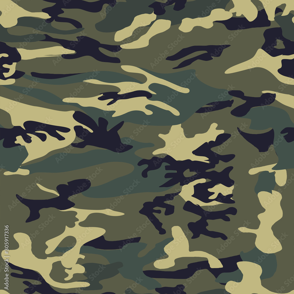 Fototapeta premium military army camouflage style seamless pattern