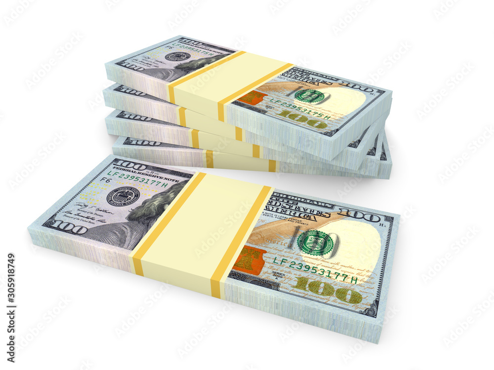 Money stack of dollars. Finance concepts Money stack of dollars. Finance concepts