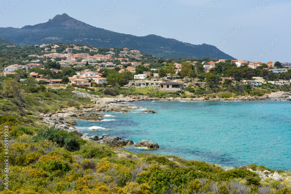 Guardiola, Ile Rousse, Monticello. Mediterranean sea, Corsica, France