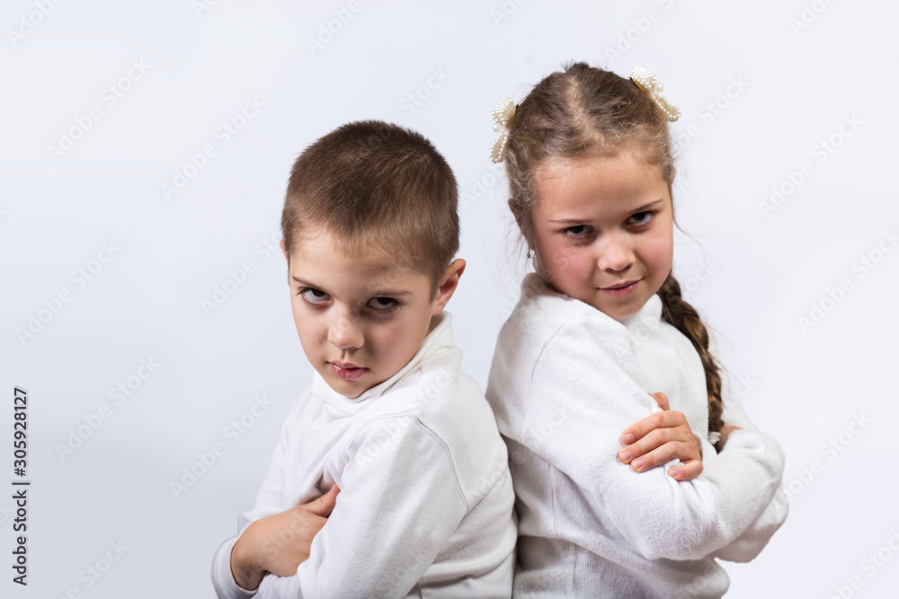 children in quarrel