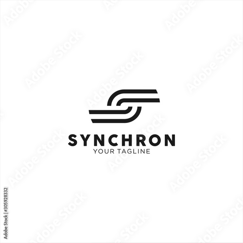 S letter Logo Design Vector Illustration Template Idea