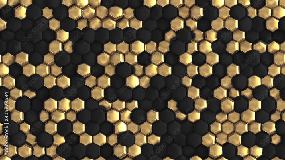 Beautiful interior pattern background. 3d illustration, 3d rendering.