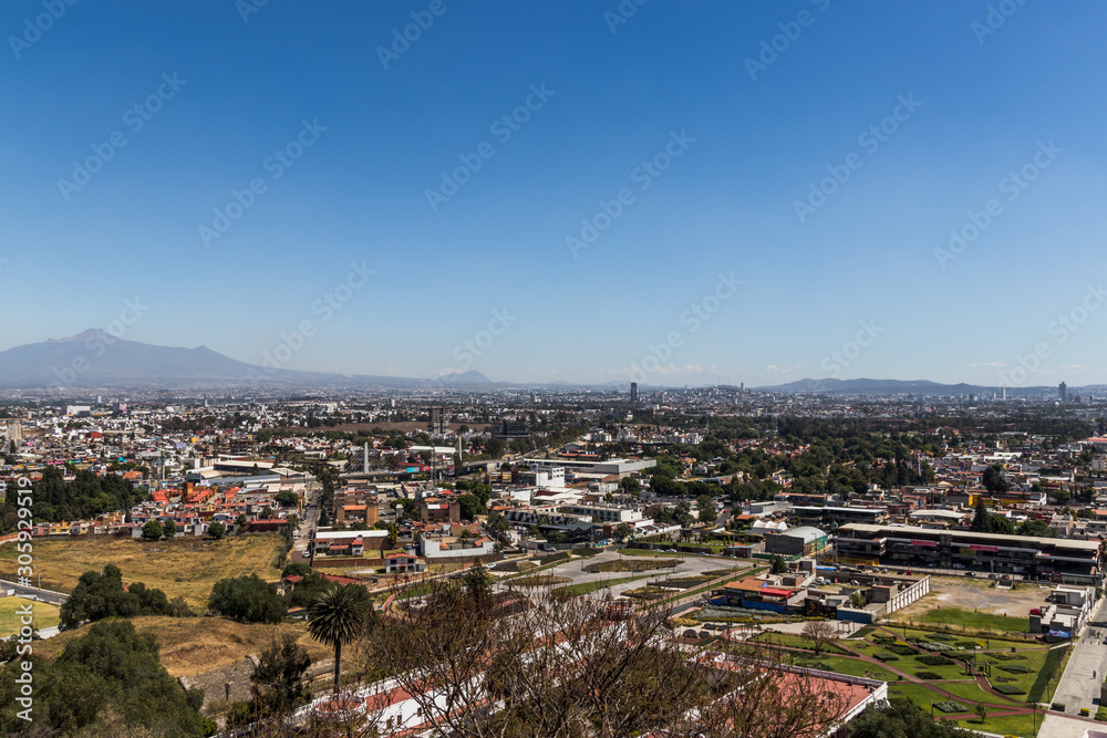Aussicht über Puebla