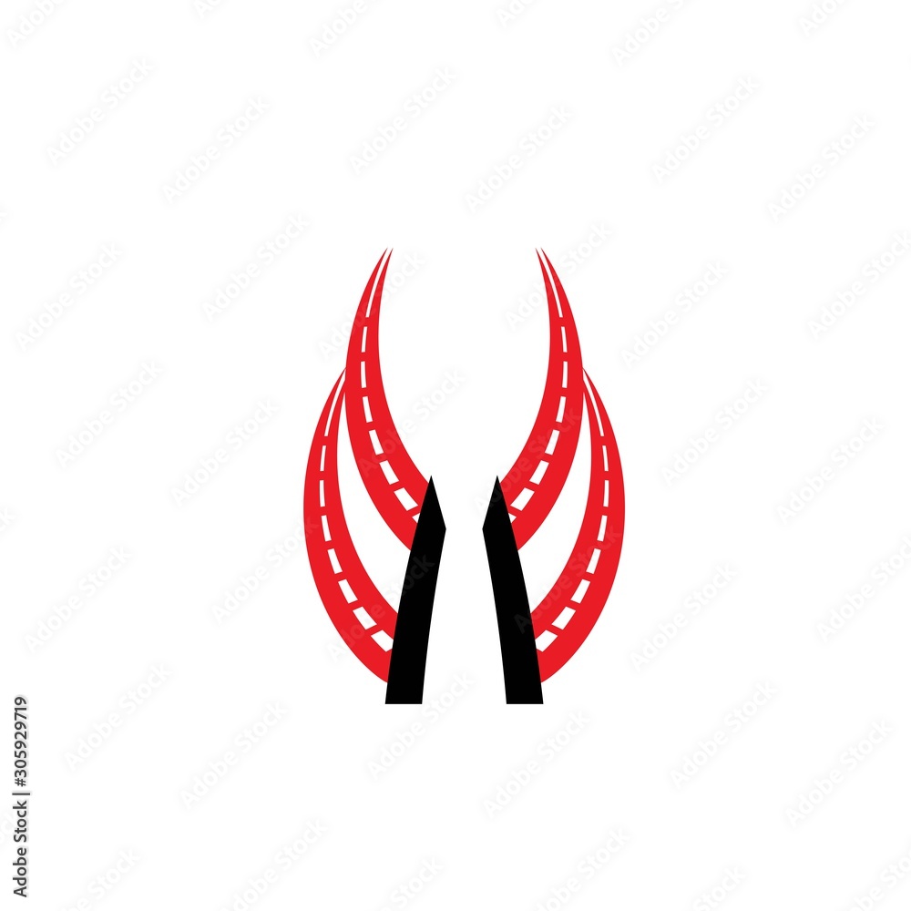  Bridge Concept Logo Design Template