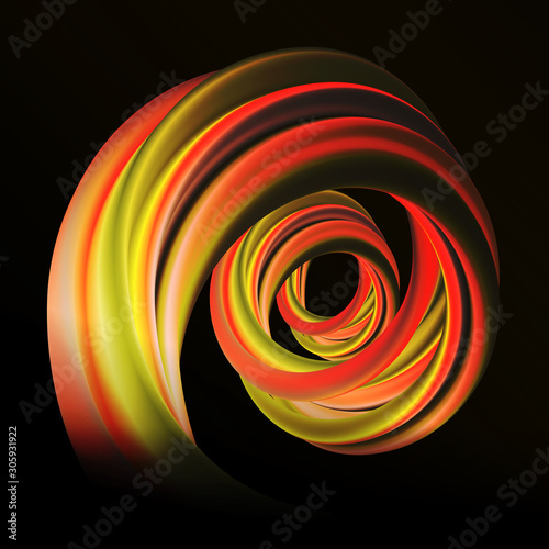 Flow Dynamic Circle Curved ...