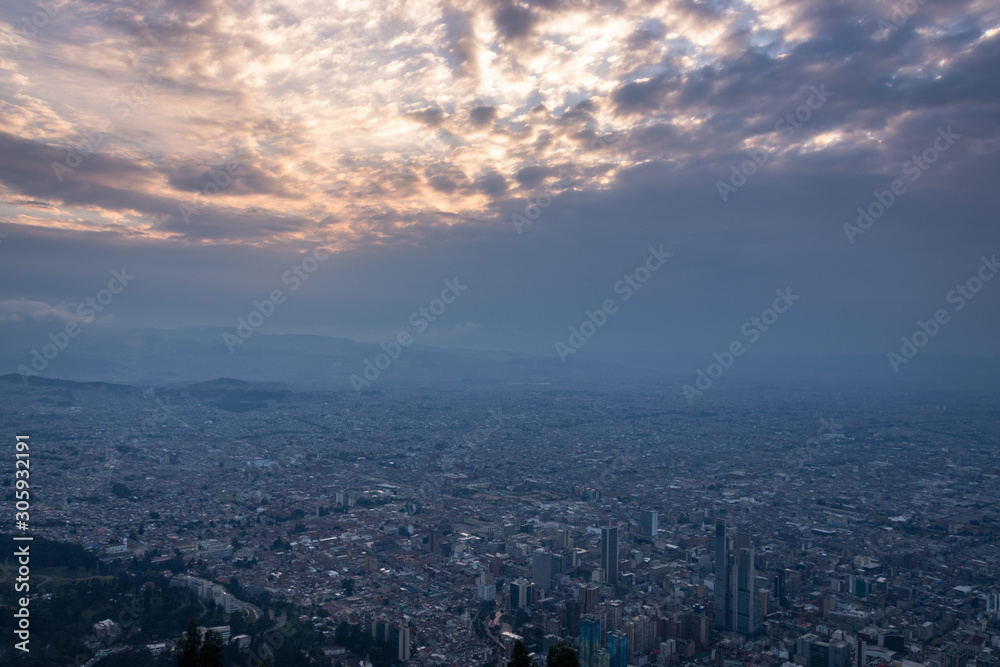 Aussicht über Bogota