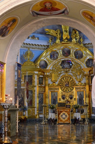 interior in the orthodox church