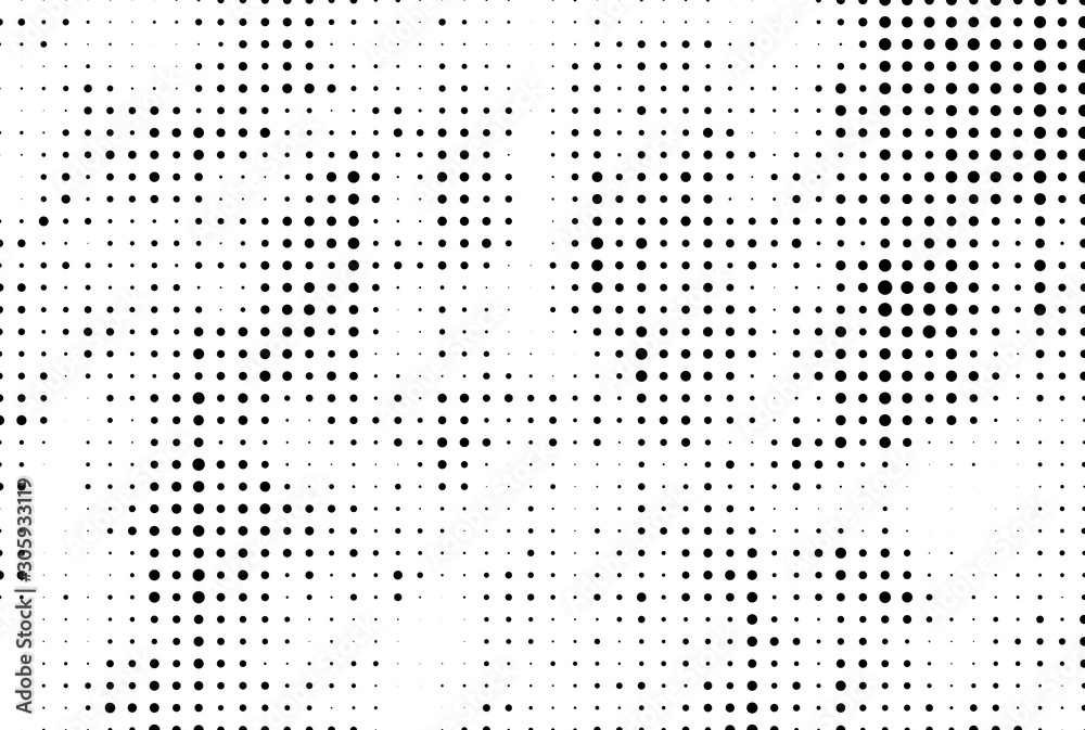 The texture of halftone. Abstract background of black dots on white The texture of halftone. Abstract background of black dots on white