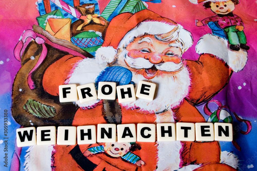 Obraz premium Frohe Weihnachten