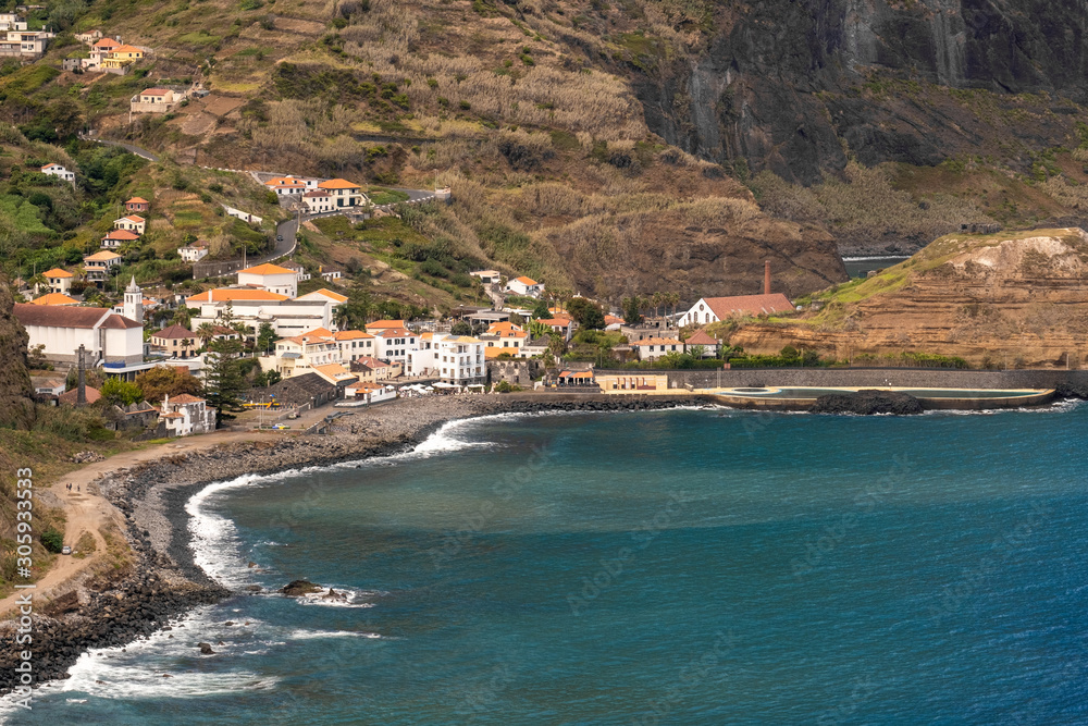 view of the bay in madeira