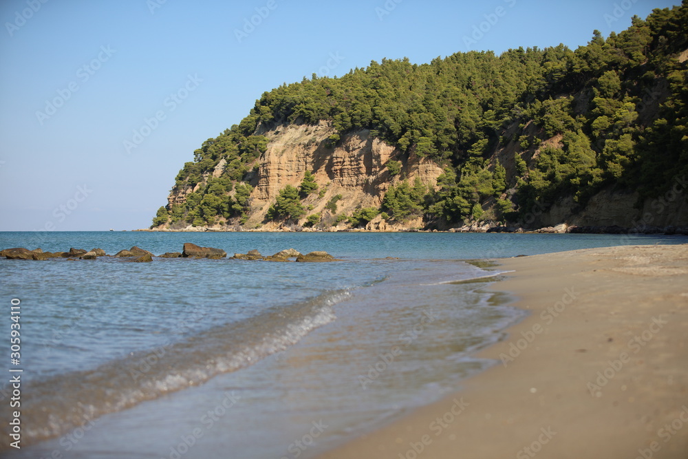 beach and sea