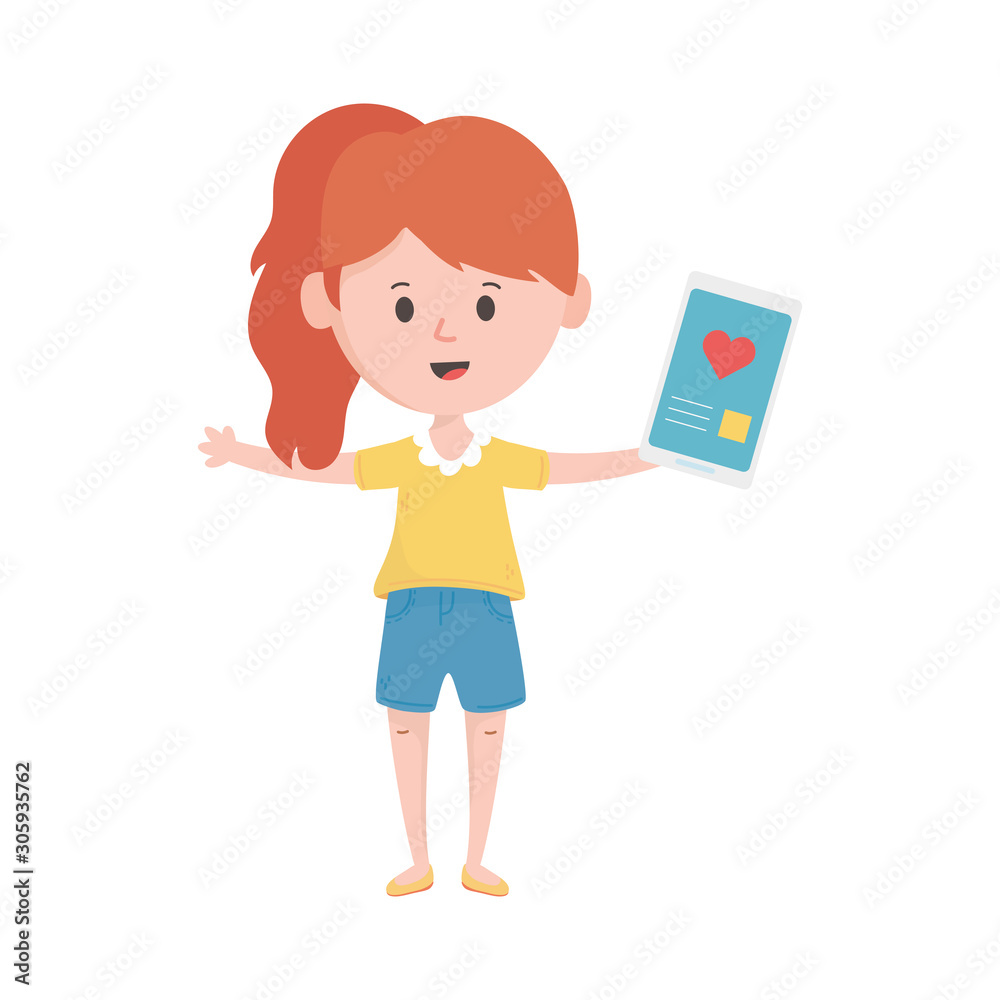young woman with smartphone love chat social media young woman with smartphone love chat social media