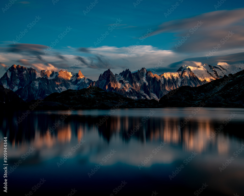 Mountain Landscape - French Alps from Lac Blanc