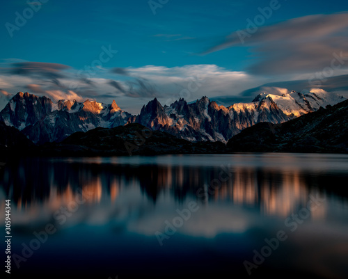 Mountain Landscape - French Alps from Lac Blanc © imanol