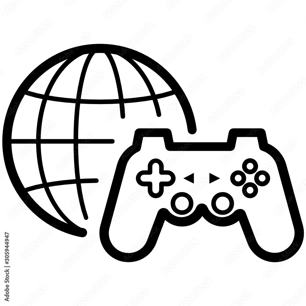 jogo de jogos internet multiplayer online ícone de cor plana vetor 13248091  Vetor no Vecteezy