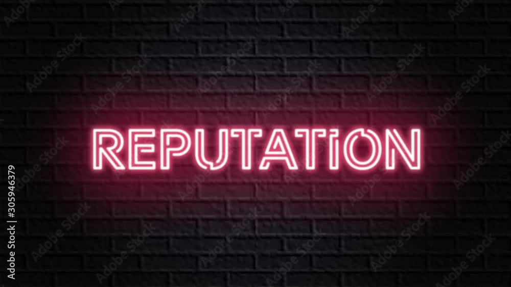 red neon video animation reputation red neon video animation reputation
