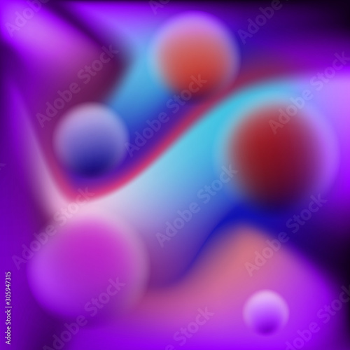 Abstract Background with Vibrant Splashing Shapes.