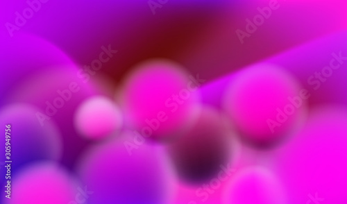 Background with Purple 3D F...