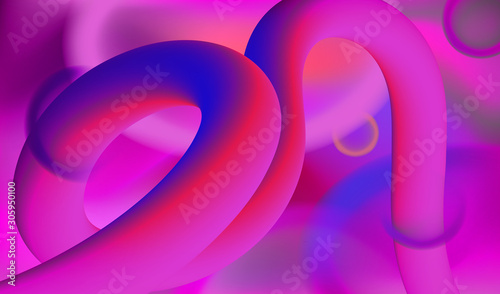 Purple Fluid Party Elements.