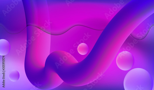 Background with Fluid Curve...