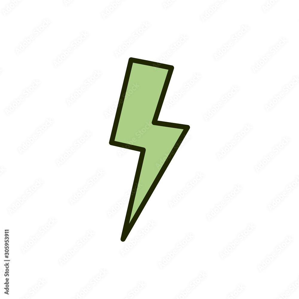 power thunderbolt environment ecology line and fill power thunderbolt environment ecology line and fill