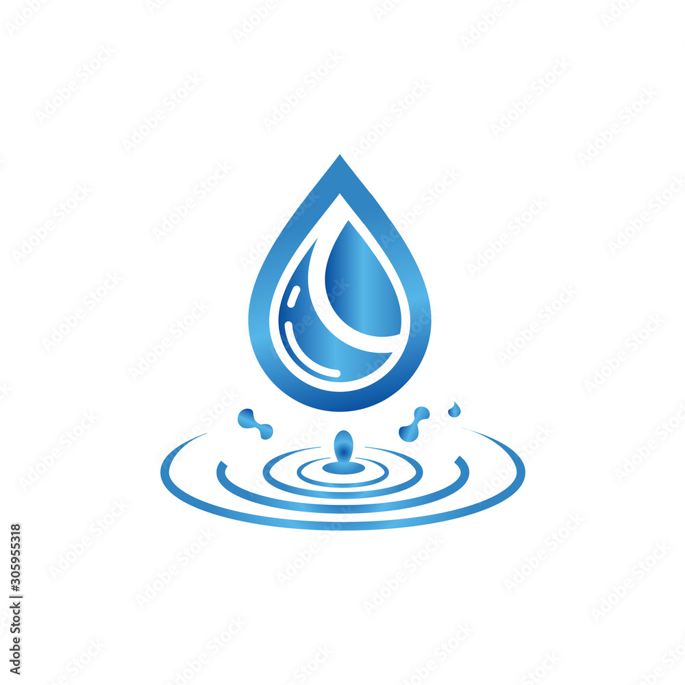 water drop Logo. water droplet icon. illustration element vector water drop Logo. water droplet icon. illustration element vector