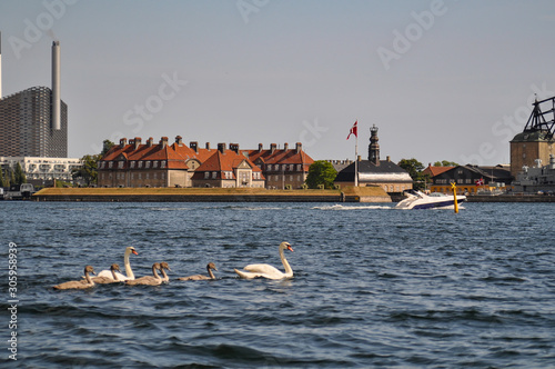Canvas Print Military Open Air Museum, Holmen Naval Base on Nyholm Island