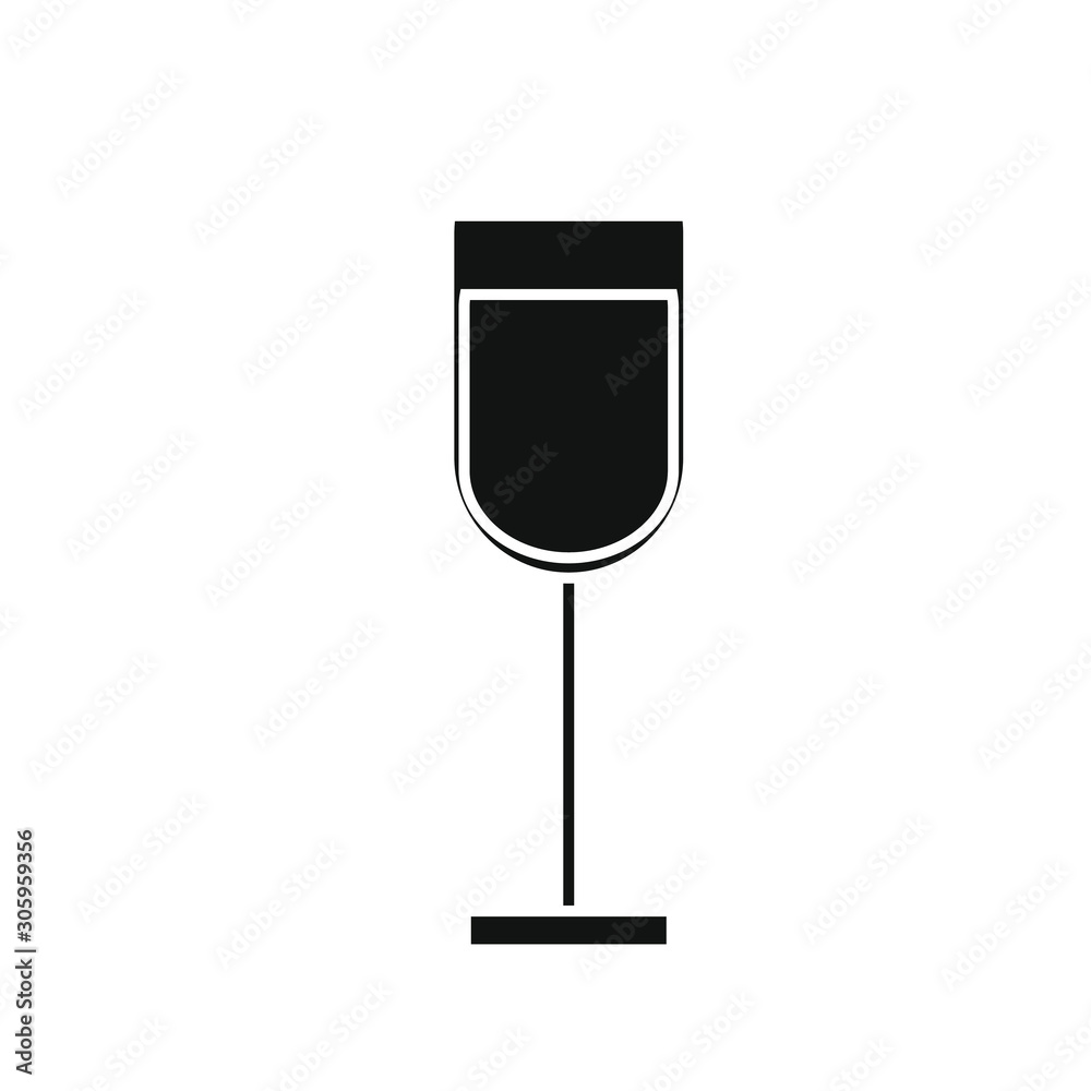 Spanish wine glass icon vector Spanish wine glass icon vector