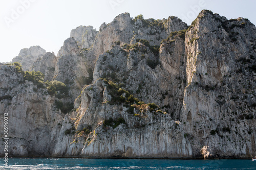 Seacoast of the Capri Island