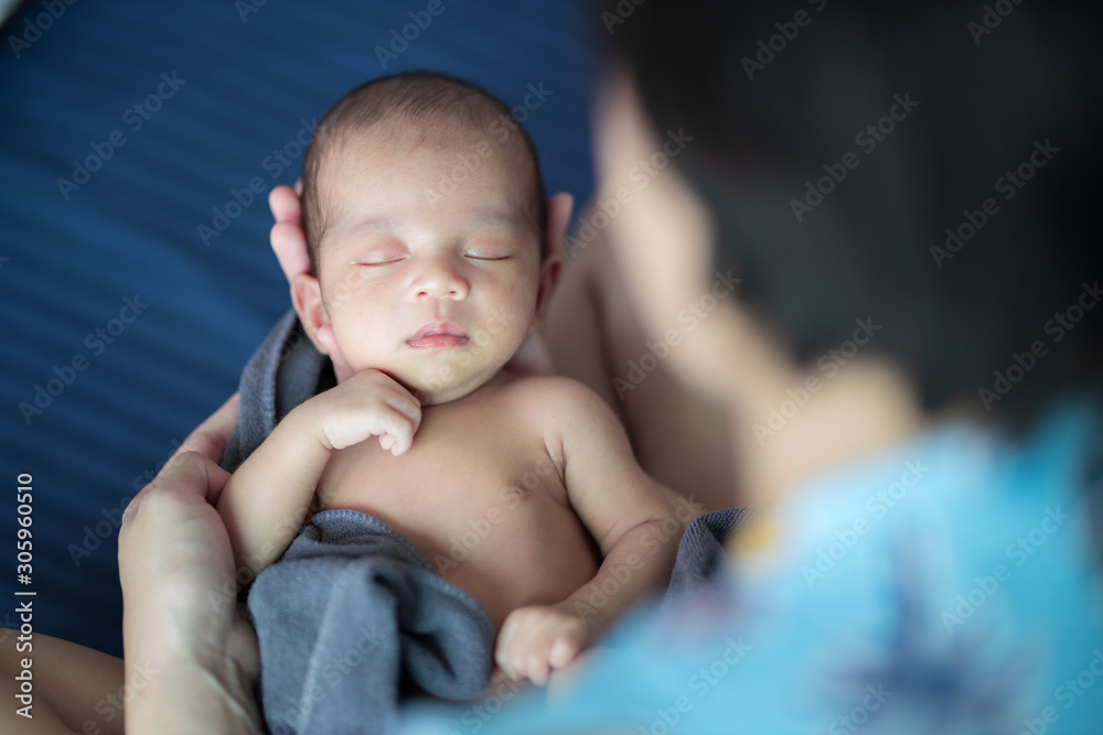 Portrait of cute Asian baby, concept create newborn. Portrait of cute Asian baby, concept create newborn.