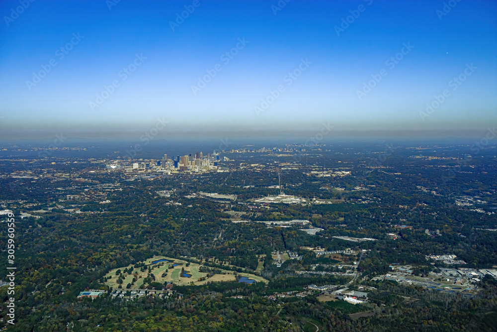 Skyline of Atlanta from Above