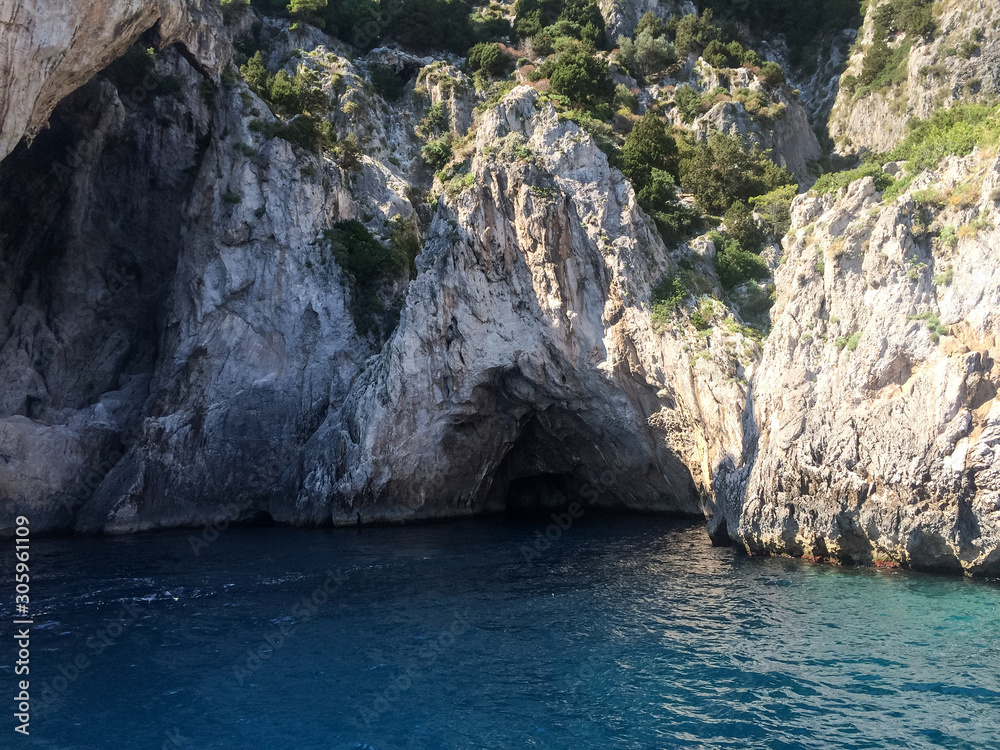 Seacoast of the Capri Island