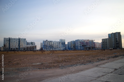 Urban construction on the outskirts of the city © Andrey