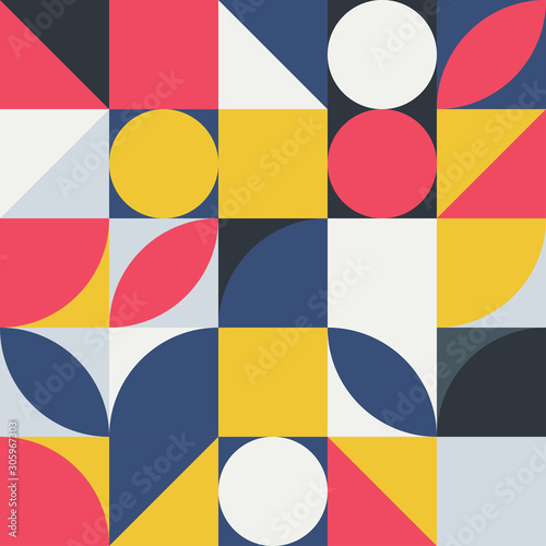 geometric abstract background, poster design, simple shapes in c