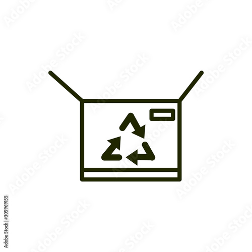 recycle box environment ecology line and fill