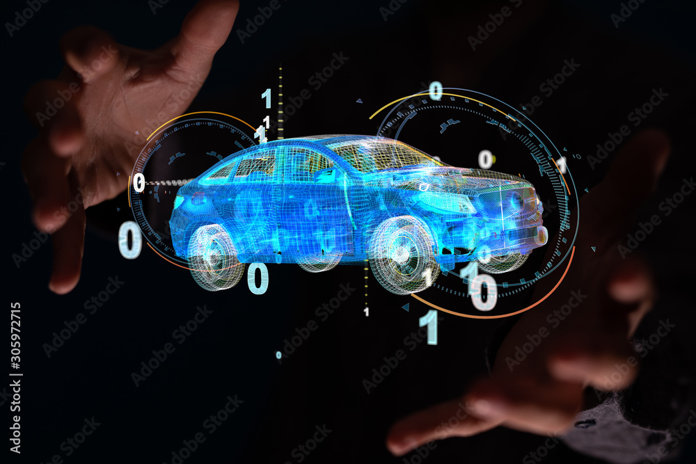 digital car technology smart in virtuel room digital car technology smart in virtuel room